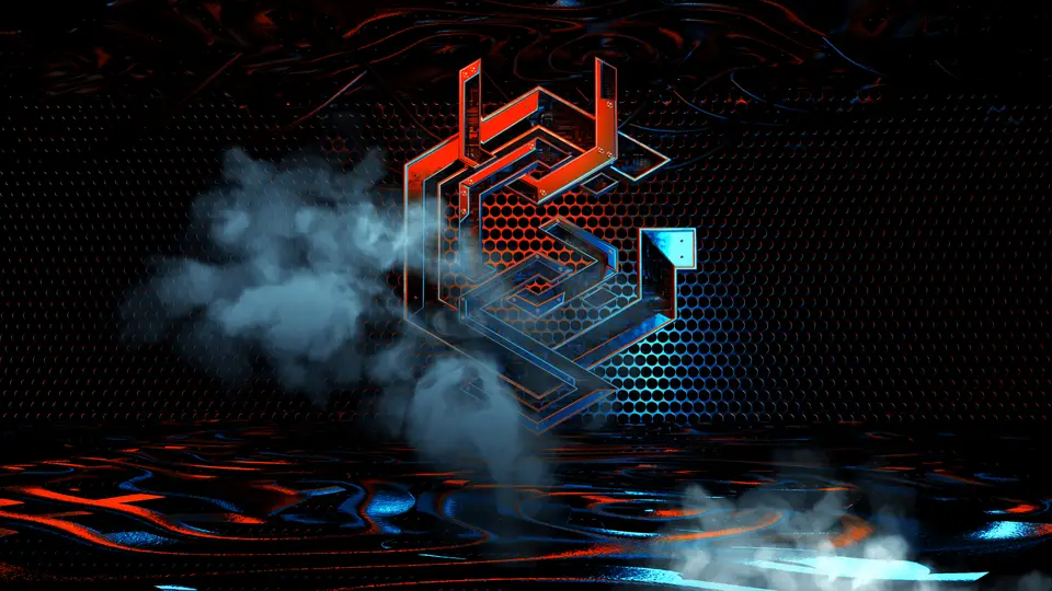 Logo VGS khói dung nham
