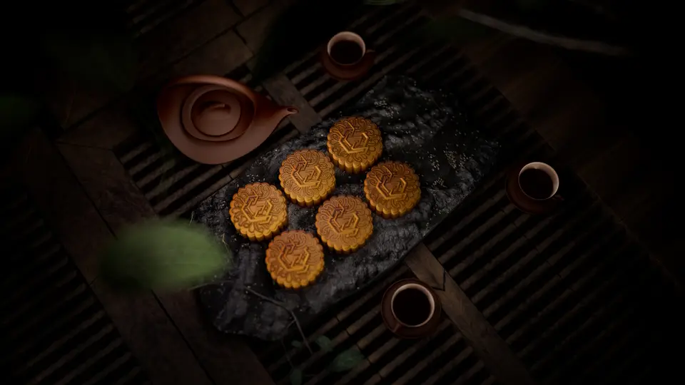Trung thu bánh nướng trà chiều